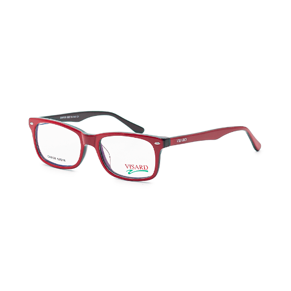 Armação para Óculos de Grau Visard Oa8128 C1 Tam. 52-18-140MM Vermelho/Preto