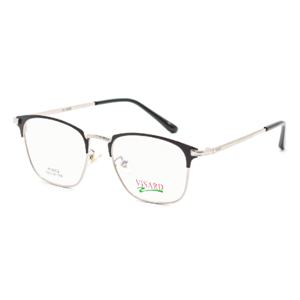 Armação para Óculos de Grau Visard Pc8202 C4 Tam. 52-17-146MM Preto/Prata