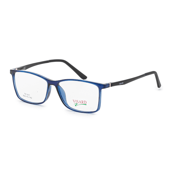 Armação para Óculos de Grau Visard Tr-811 C3 Tam. 56-15-142MM Preto e Azul