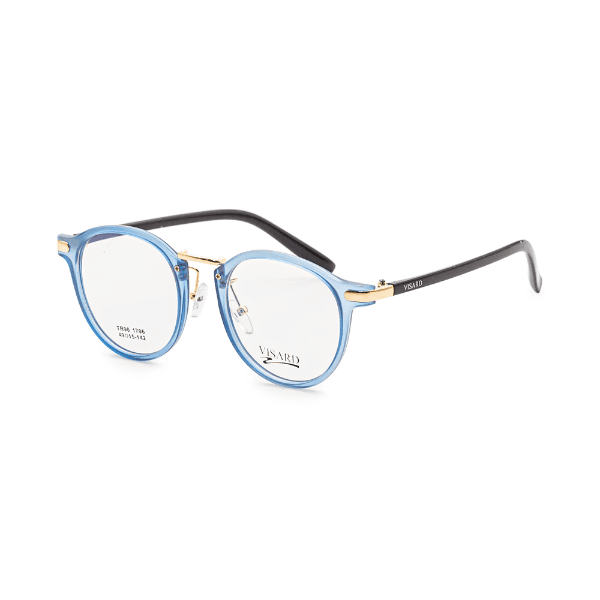 Armação para Óculos de Grau Visard Tr1706 Tam. 49-15-142MM Azul/Preto