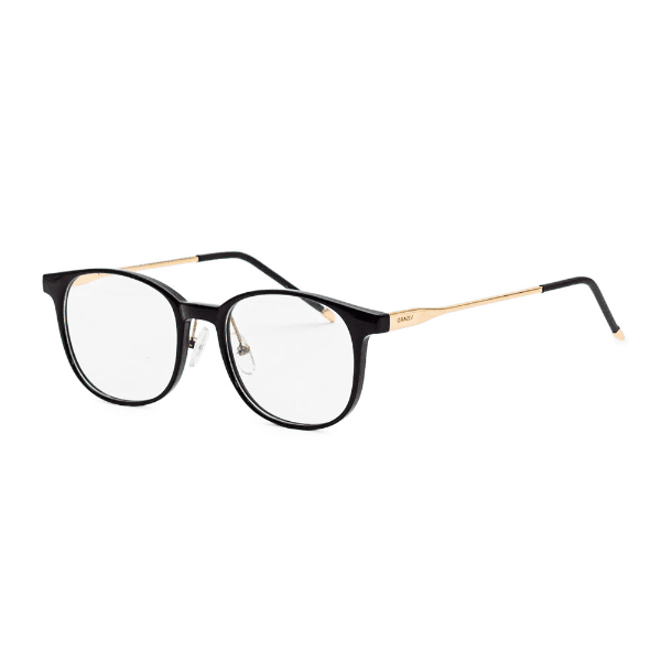 Armação para Óculos de Grau Visard Tr1754 C1 Tam. 51-18-143MM Preto/Dourado