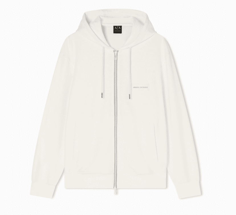 Armani Exchange Moleton Masc XM002352 AF21869 U1074 (m) Blanco