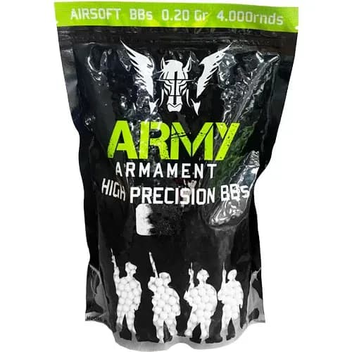 Balas para Airsoft Army 6MM 4000PCS Ar-4P20G