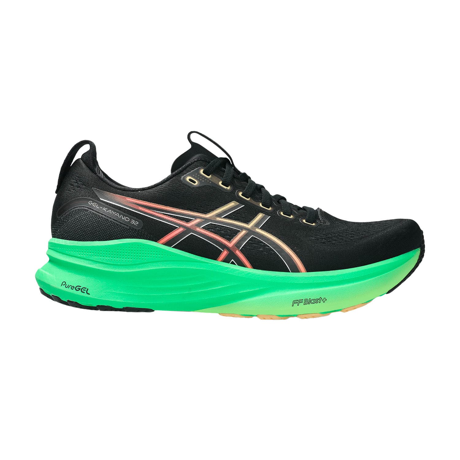 Tênis Asics Gel Kayano 32 Black Vital Green Us 8