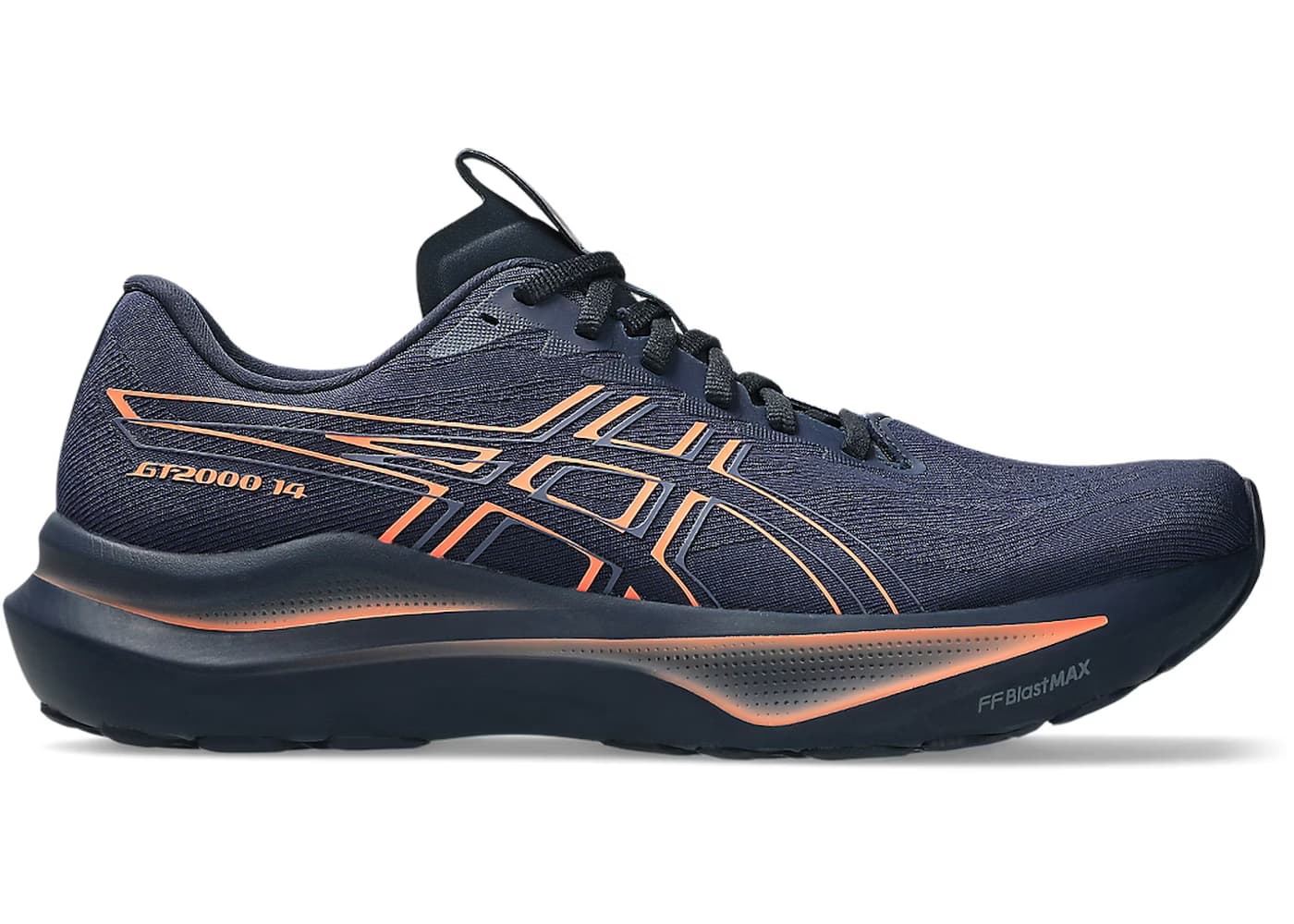 Tênis Asics Gt-200014 Midnight Vivid Coral Us 9.5