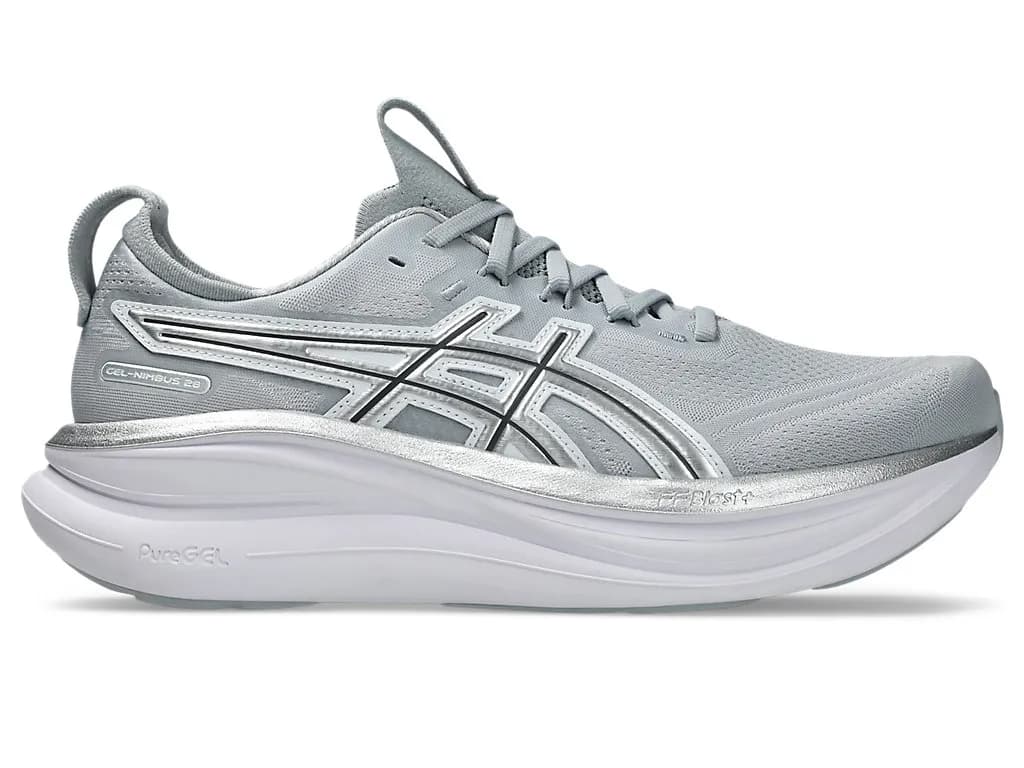 Tênis Asics Gel Nimbus 28 Piedmont Grey Pure Silver Us 9.5