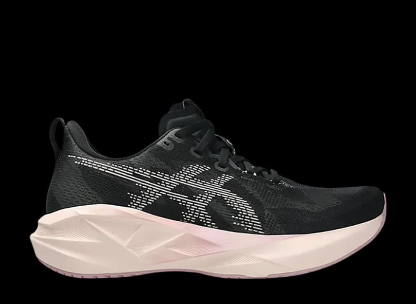 Tênis Asics Novablast 5 Black Pearl Pink Us 6
