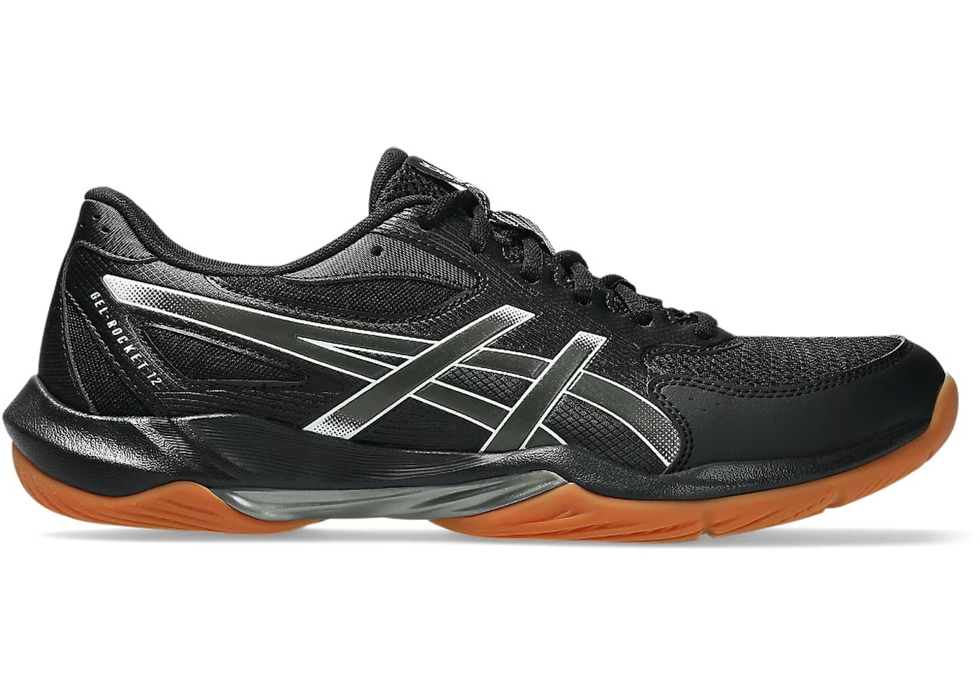 Tênis Asics Gel Rocket 12 Black Gunmetal Tamanho Us 8.5