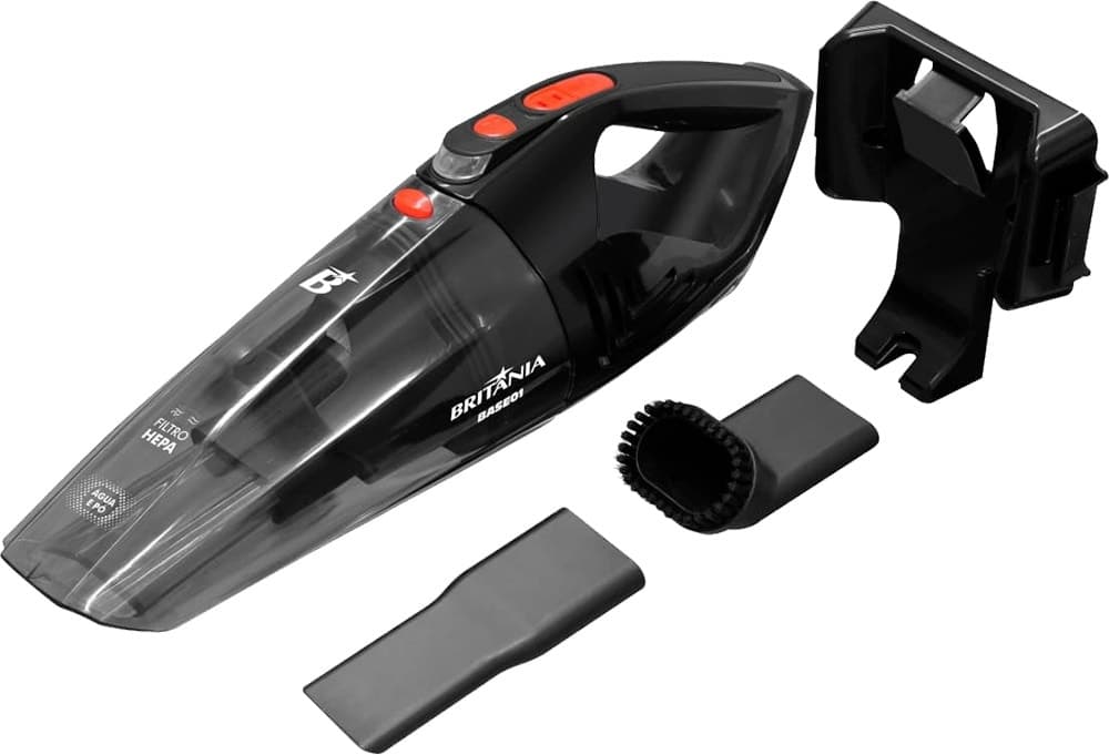 Aspirador de Pó e Água Britania 60 Watts - Base01 - Bivolt Preto