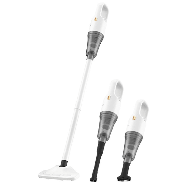 Aspirador de Pó Portátil Vacuum Clean Xjd0005 3 Em 1 Recarregável com Acessórios 300ml Branco