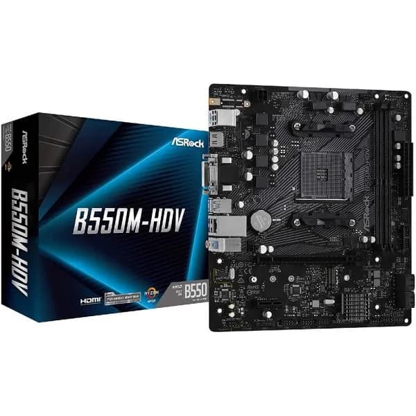 Placa-mãe Asrock B550M-Hdv DDR4/HDMI/M.2/MATX