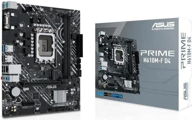 Placa-mãe Asus Prime H610M-F D4 DDR4/LGA1700/VGA/M.2/USB