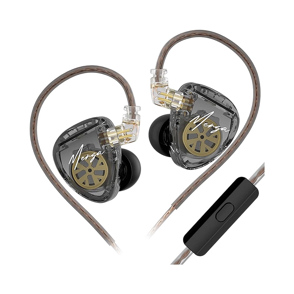 Fone de Ouvido Intra-auricular Monitor Kz Kz-Merga com Microfone