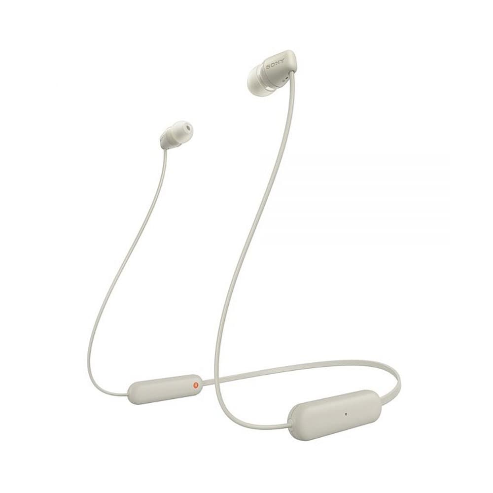 Fone de Ouvido Sony Wi-C100 Bluetooth Dourado