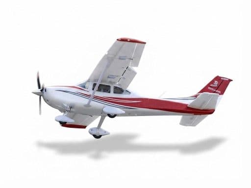 Avião Fms Cessna 182 1500MM Rtf Vermelho