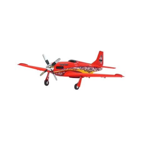 Avião Fms P-51 Mustang V2 Pnp 1100MM Dago Red
