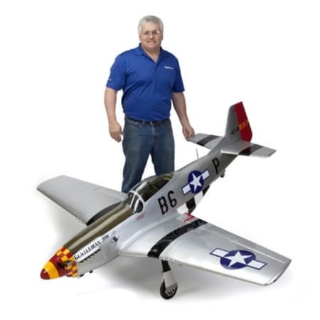 Avião Hangar 9 P-51D Mustang 60CC Arf 89"