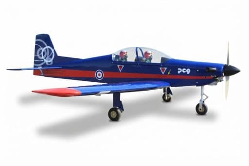 Avião Seagull Pilatus Uk Air Force Pc-9 60.6" Arf Azul/Vermelho SEA401BO
