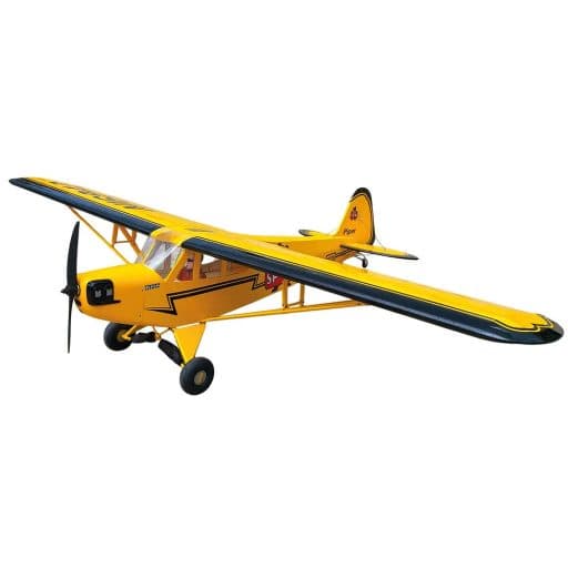 Avião Seagull Piper J-3 Cub Amarelo 88.2" Arf