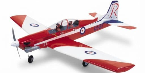 Avião Seagull Raaf Pilatus Pc-9 60.6" Arf Vermelho/Branco Sea401