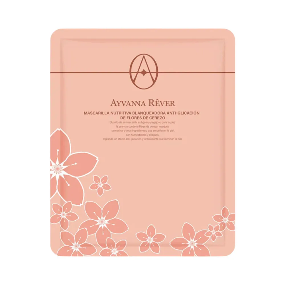 Máscara Facial Ayvanna Rever Flores De Cerezo 22ml X Unid.