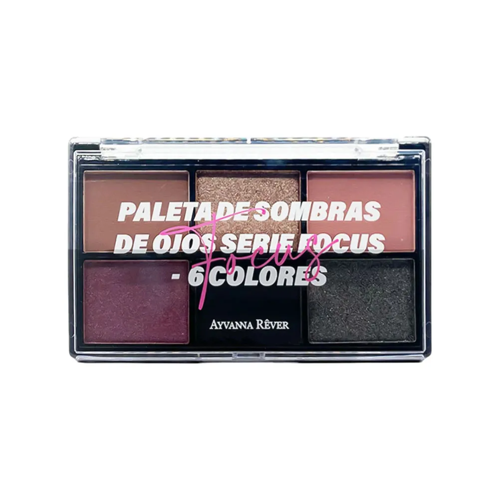 Paleta de Sombras Ayvanna Rever Serie Focus Smoky Purple