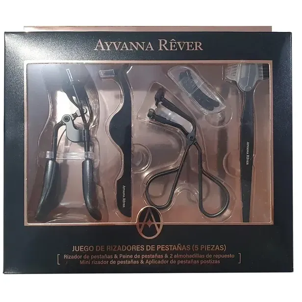 Ayvanna Rever Set Rizador De Pestañas C/5