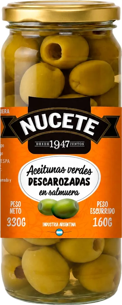 Azeitona Verde Sem Caroço Nucete - 330G