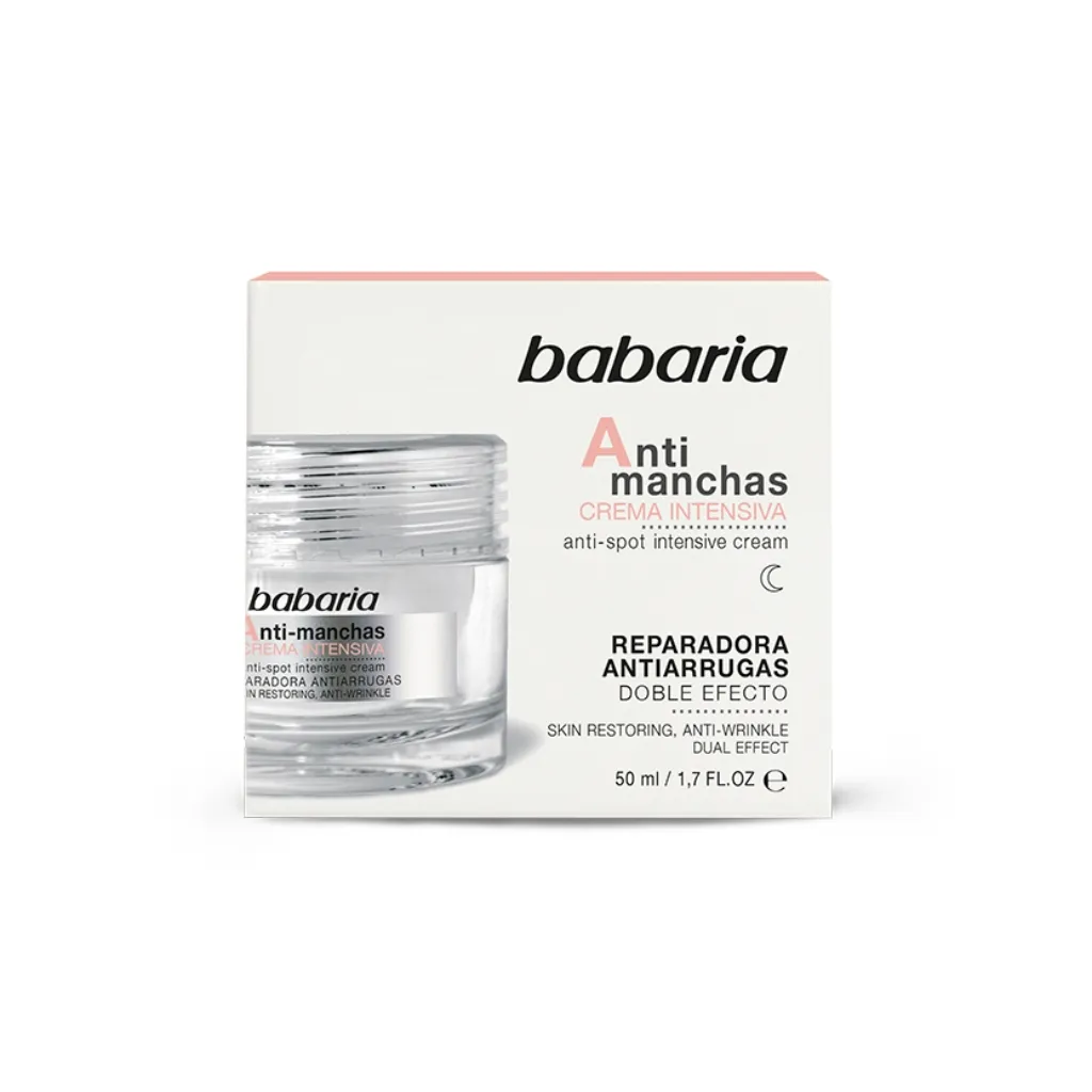 Hidratante Babaria Creme Facial Antimanchas Intensiva 50ml