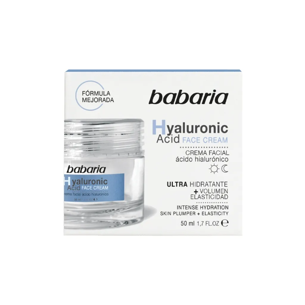 Babaria Creme Facial Ácido Hialurônico 50ml