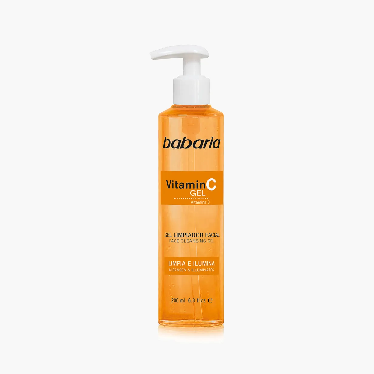 Gel de Limpeza Babaria Vitamina C Limpa e Ilumina 200ml
