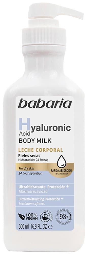 Leite Corporal Babaria Hyaluronic Acid 500mL