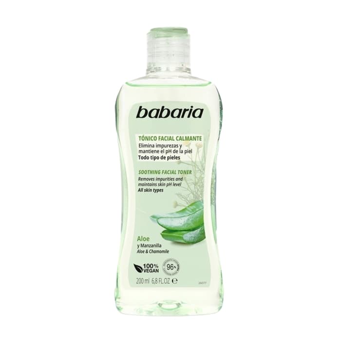 Tônico Facial Babaria Calmante Aloe 200ml