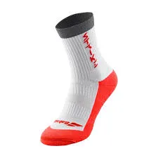 Meias Babolat Media Mas Pro360 5MB1322-1089 Tamanho 43/46 White/strike Red