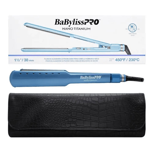 Ferramenta Alisadora Nano Titanium BABNT9559UZ 1 1/2" 220V + Estojo