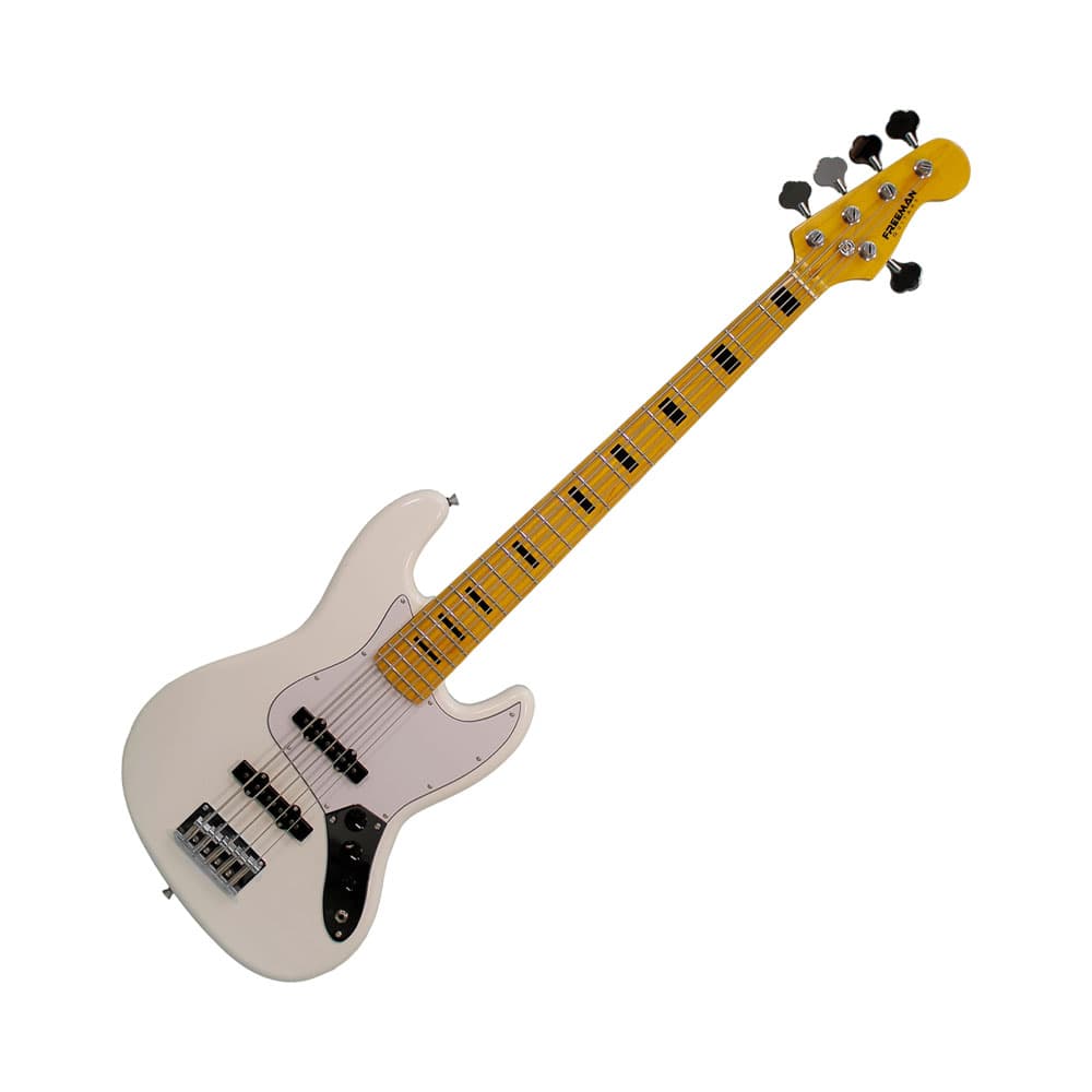 Baixo Elétrico Freeman Mbb Jazz Branco