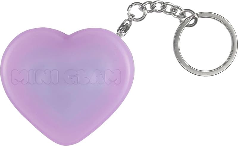 Bálsamo Labial Mini Glam Glitter Balm Coração Roxo Mga Entertainment 122685EUC - 7.41 G