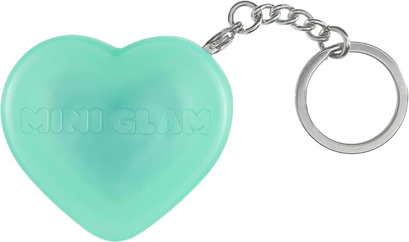 Bálsamo Labial Mini Glam Glitter Balm Coração Teal Mga Entertainment 122661EUC - 7.41 G