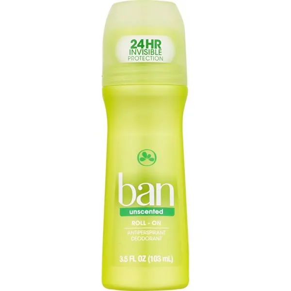Desodorante Roll-on Ban Unscented 103ml