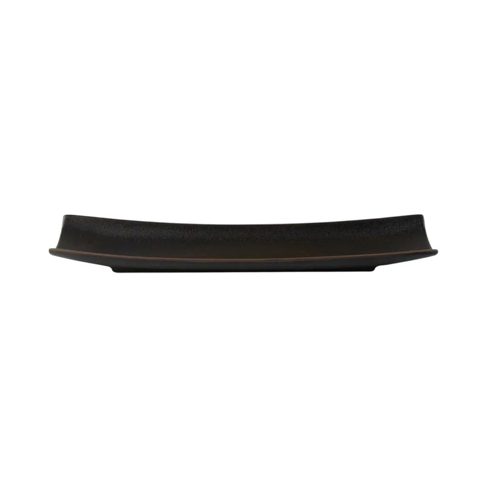Bandeja de Cerâmica Life Home Bcr-70861 38 Cm Preto