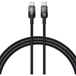 Cabo USB-C Baseus P103749 Discolor Preto