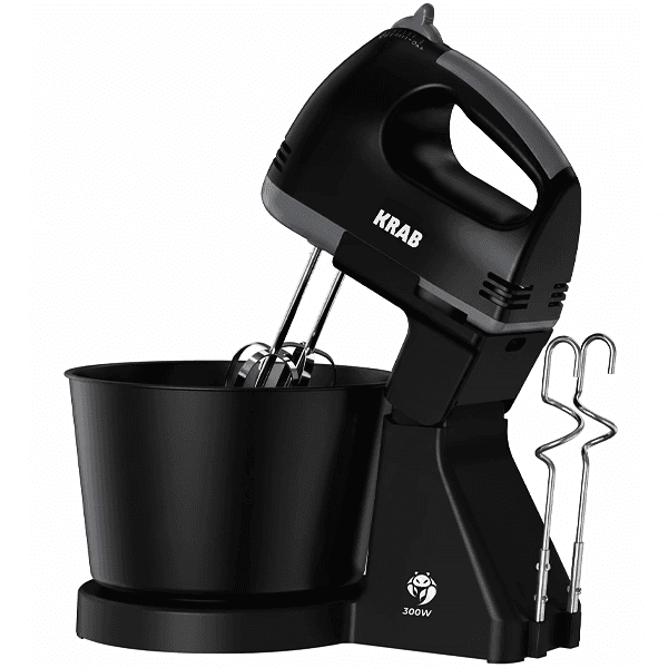 Batedeira Elétrica Krab Kbbb30 300W 7 Velocidades 220V Preto