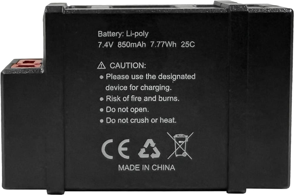 Bateria Li-poly 7.4V (850mAh) 7.77Wh 25C - 20208 para Automodelo