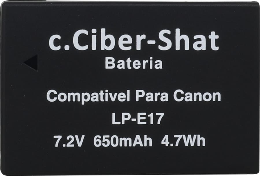 Bateria Recarregável C.ciber Shat Lp-E17 - 650mAh
