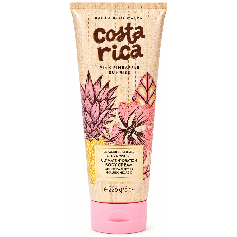Creme Corporal Bath And Body Works Costa Rica Pink P.sunrise 48HS 226G