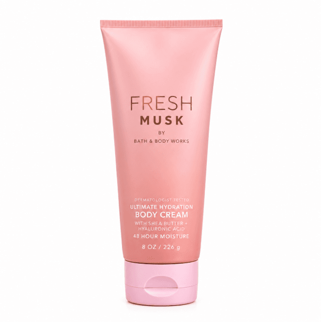Hidratante Corporal Bath And Body Works Fresh Musk 48HS Moisture 226G