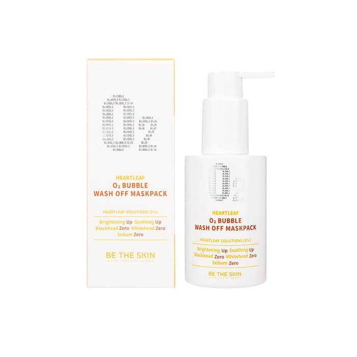 Máscara Facial Be The Skin Heartleaf O2 Bubble Wash Off Maskpack 120G