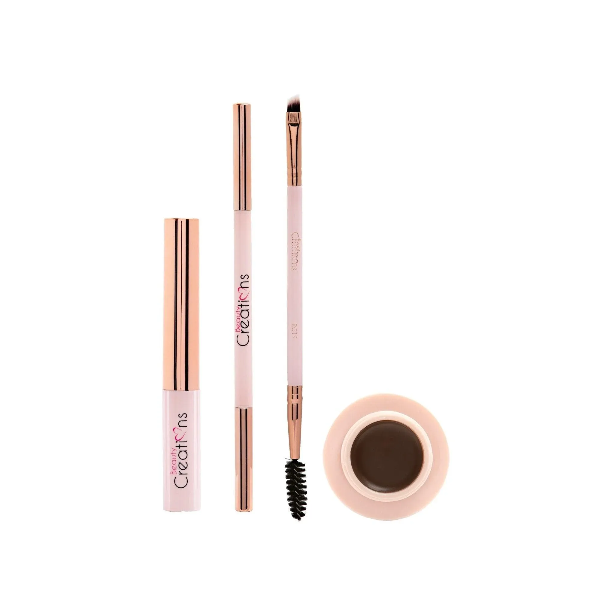 Beauty Creations Set Delineador Bes 911 Essentials Marrom Escuro
