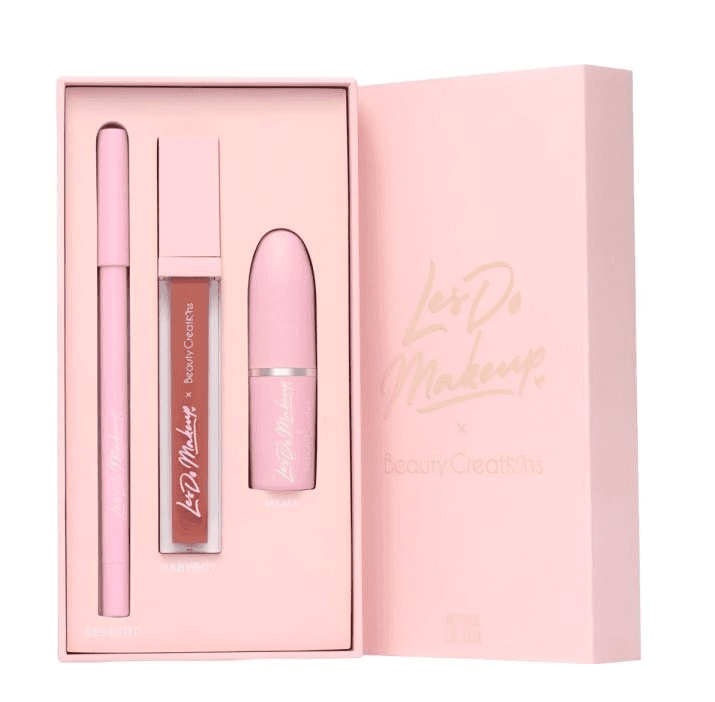 Beauty Creations Conjunto de Batom Les Do Makeup Lip Trio Mi Vida