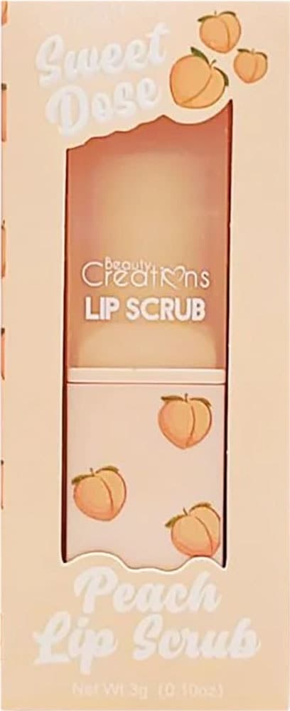 Beauty Creations Esfoliante Labial Sweet Dose Peach - 3G
